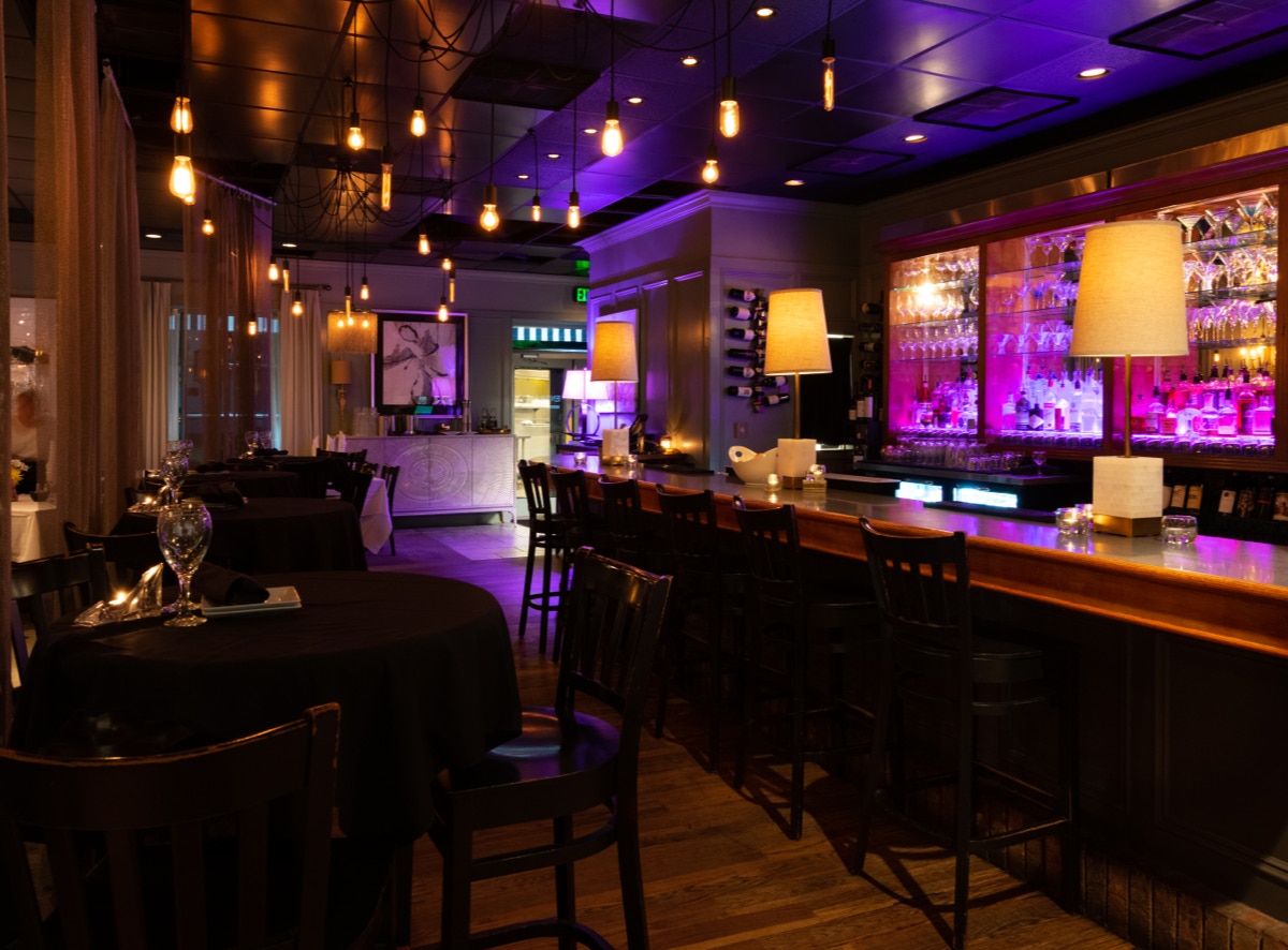 Evangeline's Tuscaloosa Restaurant Bar Area